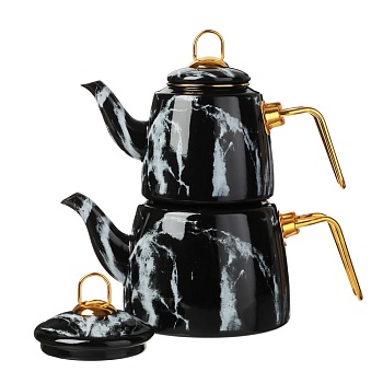 vetta чайник двухъярусный эмалированный, 1,5л; 2,1л интернет-магазин «Барс»