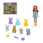 игроленд кукла 9 см, с питомцами и акс., abs, pp, 20,5х4х17,5 см, 4 дизайна интернет-магазин «Барс»
