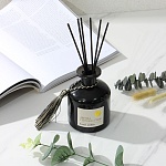 by аромадиффузор в декоративном флаконе, 230 мл, аромат (black amber)