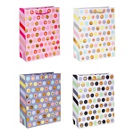 пакет тм fntastic подарочный, бумажный, m 18x23x8см, смайлы, 4 дизайна