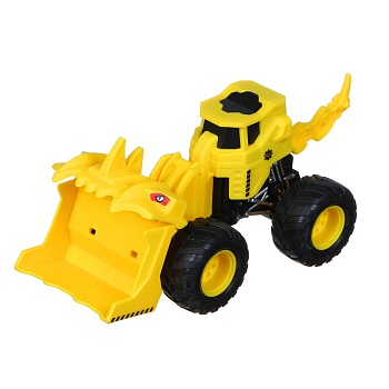 игроленд машинка "дино" в виде спецтехники, abs, инерция, 18,5х8х8 см