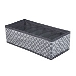 органайзер-разделитель для хранения тм vetta орнами, 6 отделов, 32x15x10см, полипропилен, цвет серый