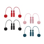 скакалка беспроводная тм by sport, d5мм, утяжелители d6,5см, 608z, pp, pvc, eva, 4 цвета