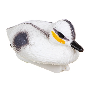 фигура садовая "утенок" тм inbloom, 12x6.3x7см, пластик от магазина Барс
