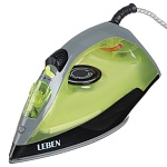 leben утюг 1600вт верт отпар тефлон интернет-магазин «Барс»
