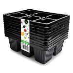 мини-кассета рассадная 6 ячеек (уп.10 шт), черная от магазина Барс