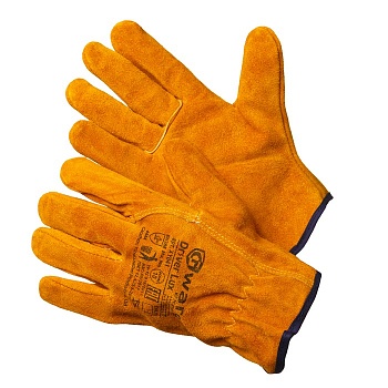 перчатки спилковые gward driver lux, xl