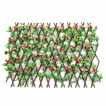 inbloom изгородь с розами 0.43х2м, дерево, пластик от магазина Барс