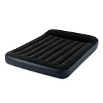 intex кровать надувная с подголовником, фул,1,37м x 1,91м x 25см,64142