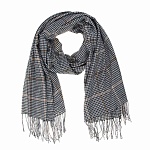 galante шарф пье-де-пуль, 200х65см, 100% полиэстер, черно-белый, сзш24-13