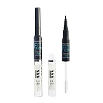 подводка для глаз + фиксирующий гель для бровей и ресниц 3,0 г +, тм farres, 8 мл