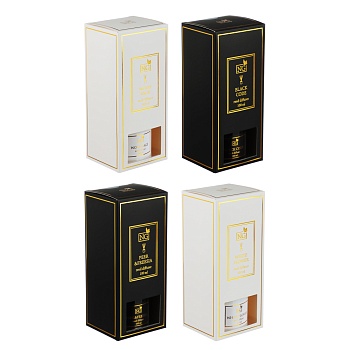 new galaxy ароматизатор диффузор "lux",100 мл.4 шт.(wood sage,white flower, black code, pear&freesia