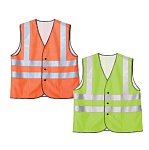 жилет сигнальный стандарт соп 4 полосы (оранжевый) пуговицы жил-120(4)pg чз