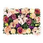 inbloom изгородь цветочная, лиловая пастель, пластик, полиэстер, 40х60см от магазина Барс