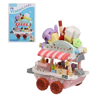 конструктор "кафешка на колесах", 8х4,5х11,5 см, abs, 6 видов