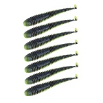 kaida приманка силиконовая твистер 3,5", 9см, 4гр, ht010, 7шт