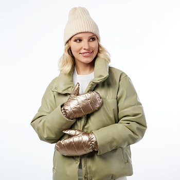 galante рукавицы женские, р. 18-20, золотые, сзмп-7