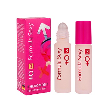 парфюмерное масло с феромонами formula sexy №3, 8 мл