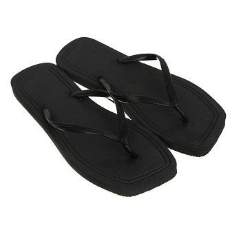 сланцы пляжные, размер 40-41, эва, черные, #1