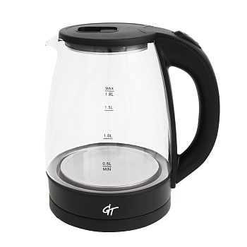 by gt чайник электрический 1.8 л, стекло интернет-магазин «Барс»