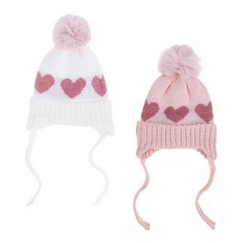 galante шапка детская с подкладом на завязках, р-р 50-52, 2 цвета, сзш24-22