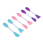 юниlook щеточка для умывания с лопаткой, тпр, пластик pp, 16,5см, 2 модели, 3 цвета, вз24-69