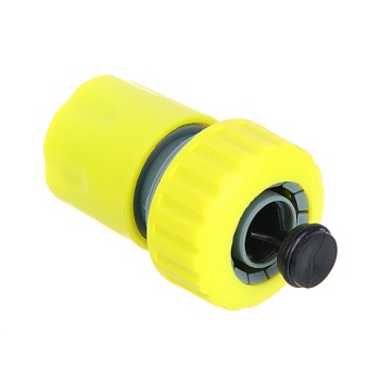 inbloom коннектор быстросъемный для шланга d3/4", аквастоп, пластик от магазина Барс