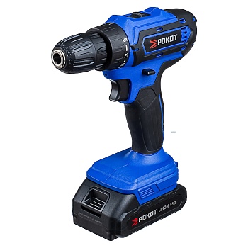 рокот дрель-шуруповерт аккум. дша-18в, 0-450-1550 об/мин, 1,3 li-on (1), 30 н*м