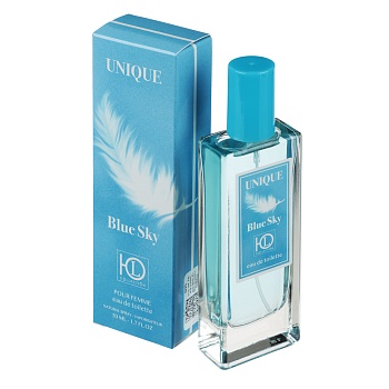 туалетная вода женская "unique blue sky", 50 мл
