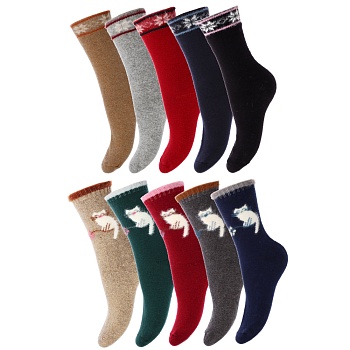 galante носки женские, 65% полиэстер, 20% акрил, 15% шерсть, р-р 23-25, 2 дизайна, нж22-1