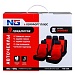 NG Авточехлы универсальные комфорт плюс 9 пр., MESH, PVC, 3 замка, Airbag, черный/красный