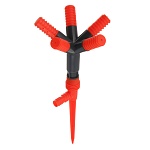 inbloom разбрызгиватель 5-и лучевой на пике, 31см, круговой, пластик от магазина Барс