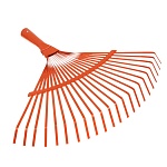 inbloom грабли веерные, 22 зуба, 35х38см, окрашенная сталь от магазина Барс