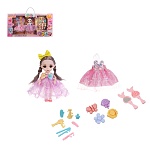 кукла шарнирная 15 см, с акс., pp, pvc, abs, полиэстер, н19, тм игроленд, 3+ интернет-магазин «Барс»