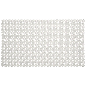 коврик противоскользящий в ванную "мозайка" 67см*38см, прозрачный от магазина Барс