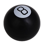 шар предсказаний, 7 см, пластик, цвет черный
