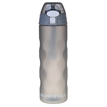 silapro max бутылка спортивная с поильником и замком, ultimate grey, 700мл, pc