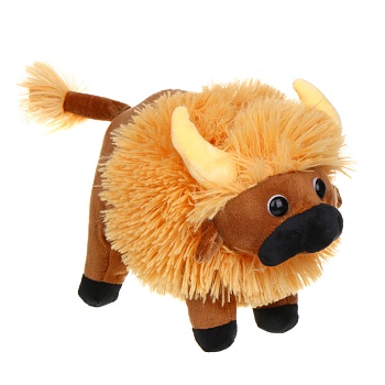 by kids игрушка мягкая "зубр", плюш, 28см