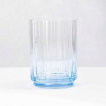 стакан с цветным дном тм millimi аква, 400мл, стекло интернет-магазин «Барс»