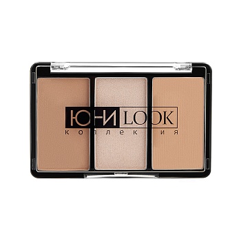 юниlook набор для контуринга 3 в 1, 11гр, тон 01