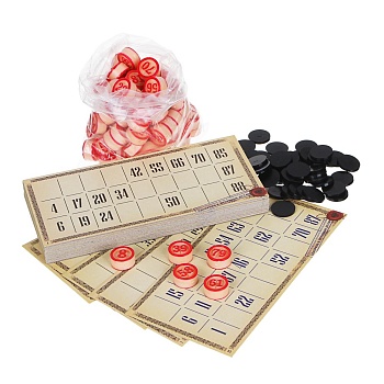 ldgames лото, в п/п чехле, 26х19см, пластик, 8804