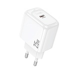 hoco. зарядное устройство модель cs53a, usb-с 25w, цвет: белый от магазина Барс
