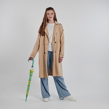 зонт-трость, универсальный, металл, пластик, пвх, 60 см, 8 спиц, банан, rst910