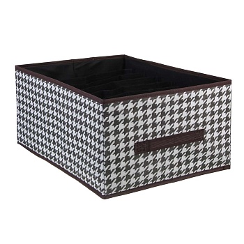 органайзер для хранения тм vetta вудхауз, 7 отделов, полипропилен, картон, 43x30x20см от магазина Барс