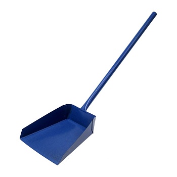 совок металлический хозяйственный с длин.металлической ручкой l41см окрашенный