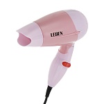 leben фен для волос дорожный 500вт, 2 скорости интернет-магазин «Барс»