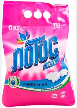порошок стиральный 6,0 кг лотос универсал 
