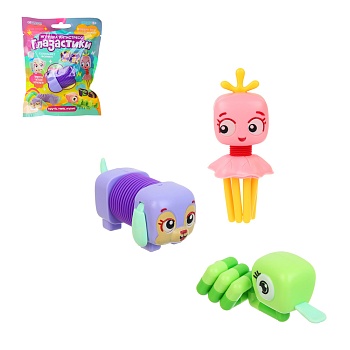 игроленд игрушка антистресс "глазастики", pp, pe, 12х16см, 12 дизайнов