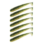 kaida приманка силиконовая твистер 3,5", 9см, 4гр, ht007, 7шт