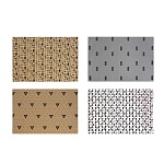 бумага для упаковки подарков тм ladecor, 70х100 см, 70 г, для мужчин, односторонняя, 4 дизайна